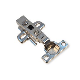 Intermat 72965 Wooden Frame Door Hinge (Intermat 9924), Semi-Present, Opening Angle 95°, TH-Drill Pattern 38 x 8 mm, Screw-On