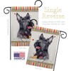 Breeze Decor Dog Scottish Terrier Happiness Garden Flag Animals Puppy
