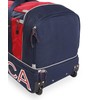 NAUTICA Submariner 30" Rolling Duffel, RED/Navy