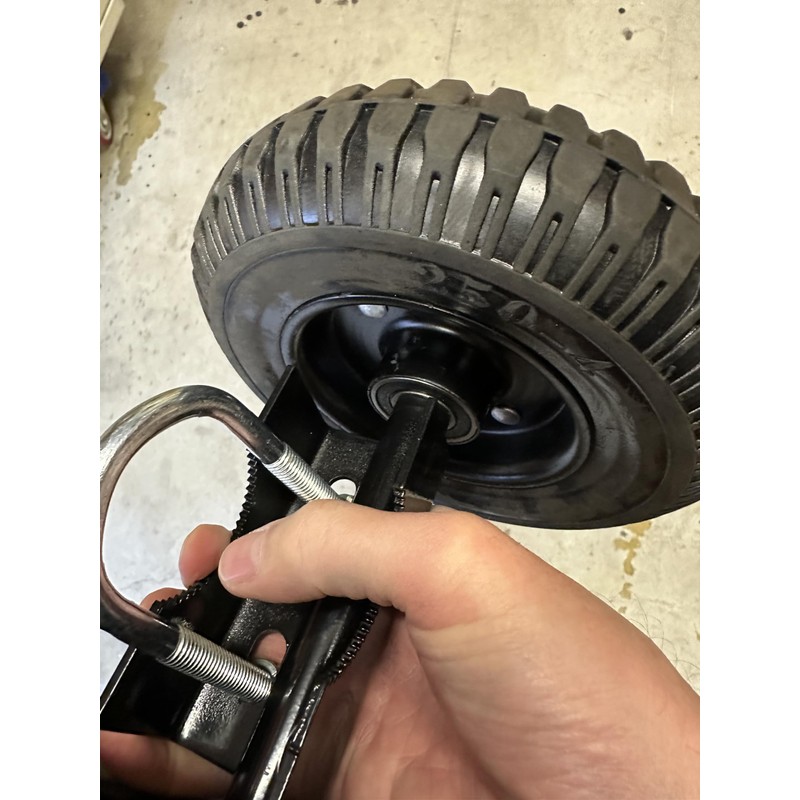 Dual Wheel Gate Casters for Sliding Gate, 1-5/8" Thru 2"