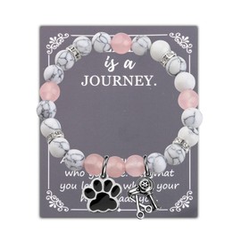 SEIRAA Dog Groomer Gift Pet Groomer Bead Bracelet Always Remember to Be Who You Are Dog Grooming Jewelry (Dog Groomer Bracelet)