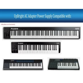 UpBright 9V AC DC Adapter Compatible with Alesis MIDI Keyboard Controllers