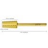 Pana Professional USA Gold TAPERED Barrel Bit Nail Drill (Grit: