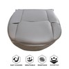 NLQR Medium Gray Front Passenger Side Bottom Replacement Seat Microfiber