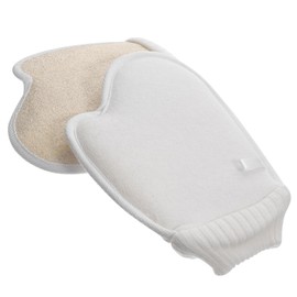 BIUDECO Body Scrubber Glove Set Exfoliating Bath Gloves for Men Women Boys and Girls Pack