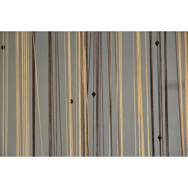 HFI 1 Piece Polyester Threads String Door Curtain - 7ft,