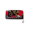 Banned Skulls And Roses Wallet - Black/One Size