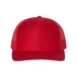 Richardson Snapback Trucker Cap Adjustable Red