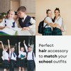 Basic Sense School Plain Hair Accessories Set, 23pcs Hair Ties,