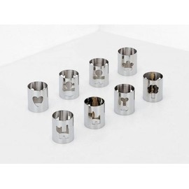 Alessi AKK10 B "Girotondo" Napkin Ring, Silver