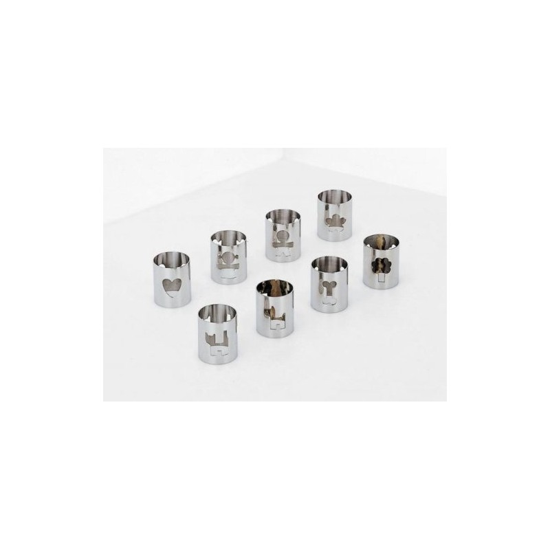 Alessi AKK10 B "Girotondo" Napkin Ring, Silver