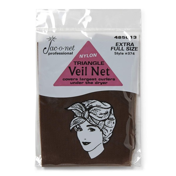 Jac-o-net Triangle Vail net [12 Pack] - Brown
