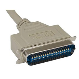 CableLeader 50ft IEEE-1284 DB25M to CN36M Parallel Printer Cable, 28 AWG, Double Shielded, DB25 Male to CN36 Male, High-Speed Transfer for Printers & Scanners, Beige