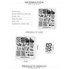 KADS Nail Stamp Plate, Maple Leaf Stamping Nail Plate, Nail
