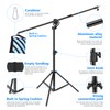 Neewer 2-in-1 Photography Light Stand, Aluminum Alloy 9.7ft Heavy Duty