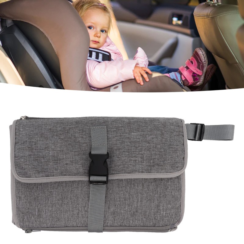 Portable Baby Diaper Changing Mat Foldable Multi Storage Pockets Soft
