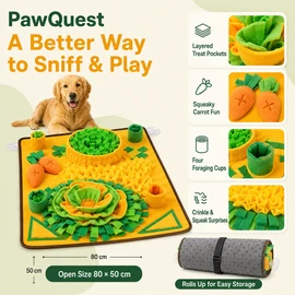 Large Interactive Snuffle Mat for Dogs – Slow Feeder, Training and Stress-Relief Toy