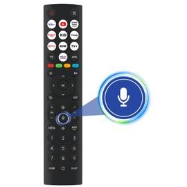VINABTY Replacement Voice Remote Control Applicable For Hisense 4K Smart TV 43A7NQTUK 50E6NTUK 43E6NTUK 55E6NTUK 65E6NTUK 50A7NQTUK 55A7NQTUK 65A7NQTUK 43E77NQTU 50E77NQTUK 75E7NQTUK 75U6NQTUK