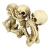 Ebros Gothic Alchemy See Hear Speak No Evil Skeletons Macabre
