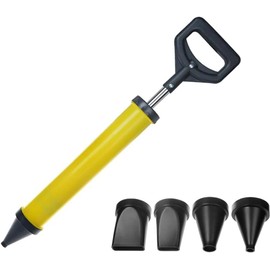Hand Grout Caulking Guns Mortar Pointing Grouting Pump with 4 Nozzles for Lime Cement Construction Tool