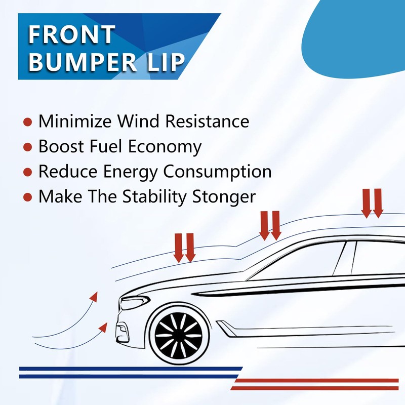 ECOTRIC Front Bumper Lip Compatible with 2010-2013 Camaro V8 SS