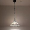 Enjoy Decor Lamps Tiffany Style Hanging Lighting White Hexagon Stained