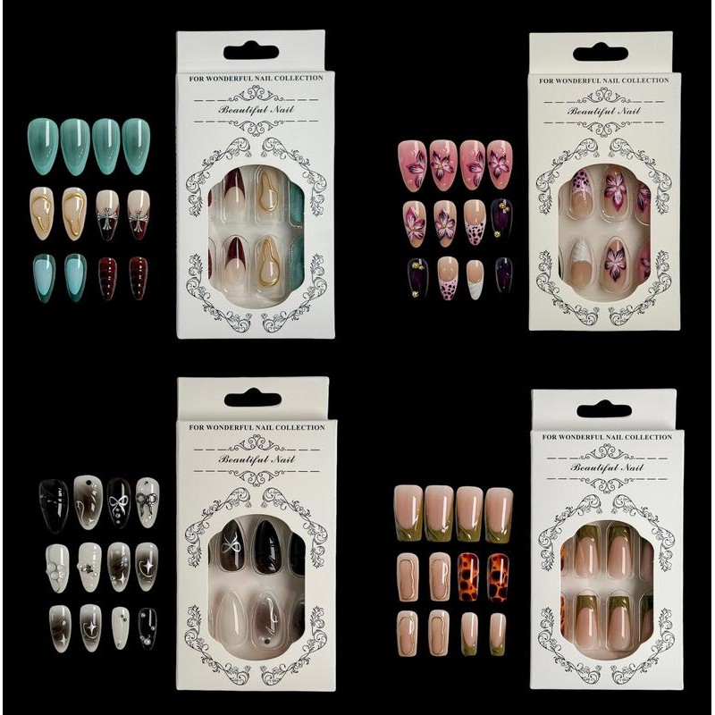 Buy 10 Get 10 Free! [Machine-Made] 24pcs Press-On Nails with