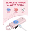 Rechargeable Personal Safety Alarm for Women, Loud Siren Birdie Sound,
