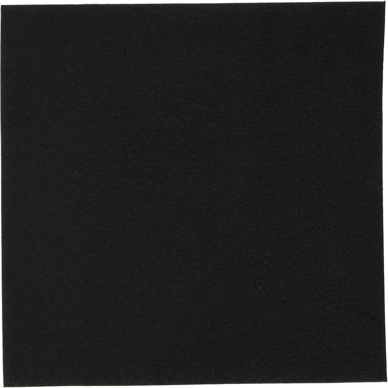 [5 Pack] Kiyohara K Felt 18 cm X 18 cm Black kt1001 # 112 