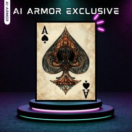 (Ace of Spades) - 100ct Matte TCG/MTG Card Art Sleeves
