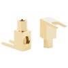 Mugetech 4 pcs Banana to Spade Adapter Plug,Speaker Spade Terminals