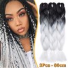 Silk-co. braid extensions, 61 cm