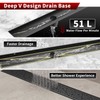 Sharp-tec Shower Drain, 32 inch Linear Shower Drain, Matte Black