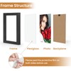 LBECUA LBECUA 4x6 Picture Frame Set of 2, Wooden Picture
