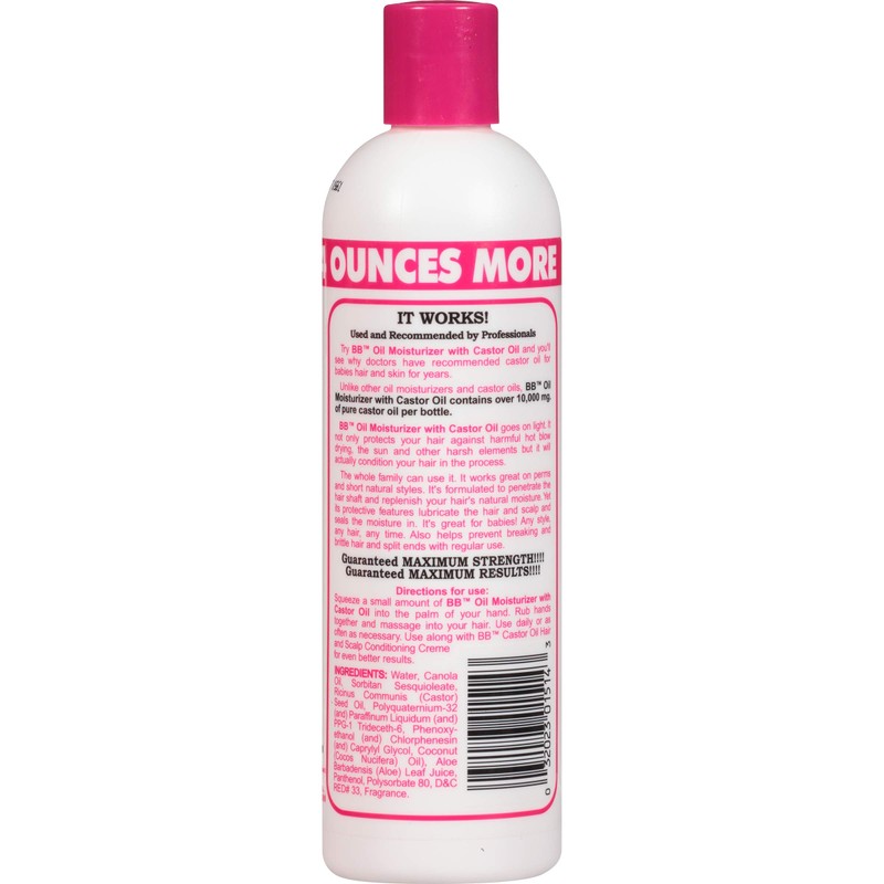 Bronner Bros BB Oil Moisturizer Hair Lotion for Damaged Hair,