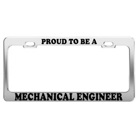 Product Express Proud to BE A Mechanical Engineer License Plate Frame Car Truck Accessory Gift