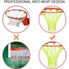 Upgraded Outdoor Glow-in-The-Dark Basketball net - Heavy 12 Circle Standard