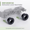 Upgraded 8-Pack WD12X26146 Dishwasher Wheels Lower Rack Compatible with GE,