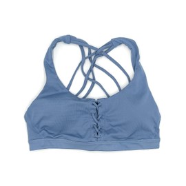 Victoria's Secret Minimum Impact Strappy Sports Bra Blue Small