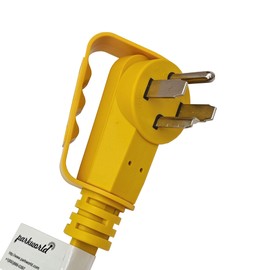 Parkworld EV/Dryer 4-Prong Extension Cord, NEMA 14-30P to 14-30R, Flat Cable, 30A, 125V/250V, 3750W/7500W (6FT)