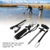 Stainless Steel Fishing Lure Plier and Gripper with Fish Hook