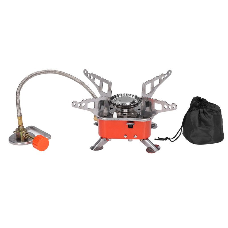 Foldable Camping Stove Stainless Steel Aluminum Alloy Portable Backpacking Stoves