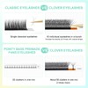 NAGARAKU Double Tips Eyelash Extensions, 5D W Shape Eyelash Extension,