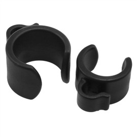 AYLIFU Microphone clips microphone accessories microphone stand adapters black 0.78inch/0.98inch 5 each for tripod microphone cable clips 10pcs