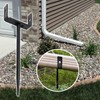 Gutter Support Brackets | Rain Gutter Stabilizing Stake - Adjustable