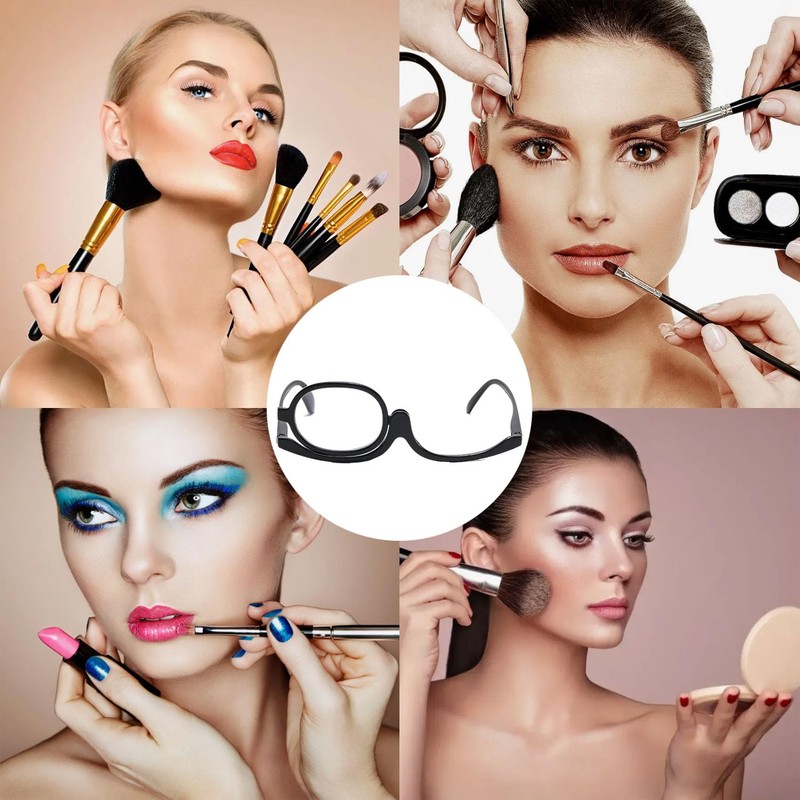Makeup Glasses, Cosmetic Flip Glasses, Make Up Eyewear Flip, Magnifying
