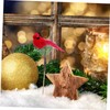 FUNOMOCYA Vibrant Red Birds Christmas Decor Artificial Bird Figurines Home