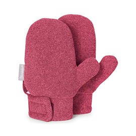 Sterntaler Baby girl mittens (Fäustel) - Berry Red Mel., size: 1