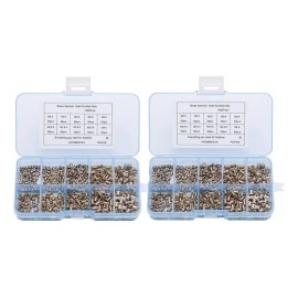 generic 400 Uds M2 M2.5 M3 Hilo Femenino Latón Dentado Roscado