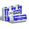 Blinkspower CR2 3V Lithium Battery 4Pack, 900mAh CR2 Battery, Long